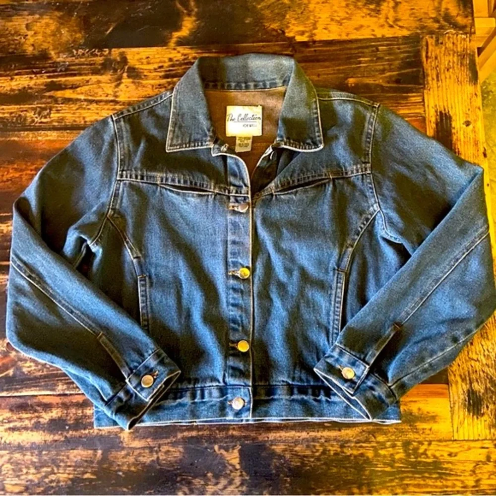 Joe Well The Collection Denim Jean Jacket Medium Wash 100% Cotton Size Small